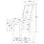 Chaise d'appoint rembourrée Dreydon Barley