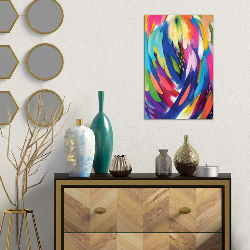 No. 10 - Painting on Canvas, No Frame, 66.04 cm H x 45.72 cm W x 1.91 cm D
