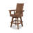 Modern Curveback Adirondack Swivel Bar Chair-50287955