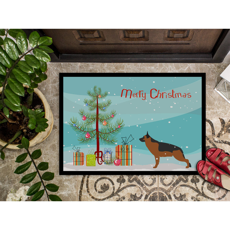 Non-Slip Christmas Indoor Doormat, Rectangle 2' x 3'