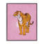 «Preppy Tiger debout noir», estampe numérique par Nataly White-107873482-111734015