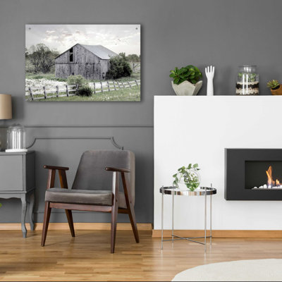 «Barnsville Barn» par Lori Deiter, art mural en verre acrylique