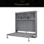 Grand lit mural avec tablettes supérieures et USB-1529803966