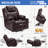 Dual Motor Power Lift Recliner Chair for Elderly with Massage and Heat, Electric Lift Chair for Adults with Extended Footrest, USB A&C, 2 Cup Holders (T6013-Faux Leather, Dark Brown, Medium)-294456616