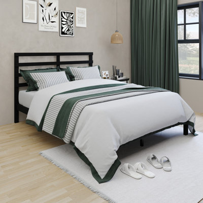 Aaheli Solid Wood Panel Bed