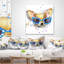 Mignon chiot avec des lunettes bleues - Coussin imprimé animal-29515918-29515922