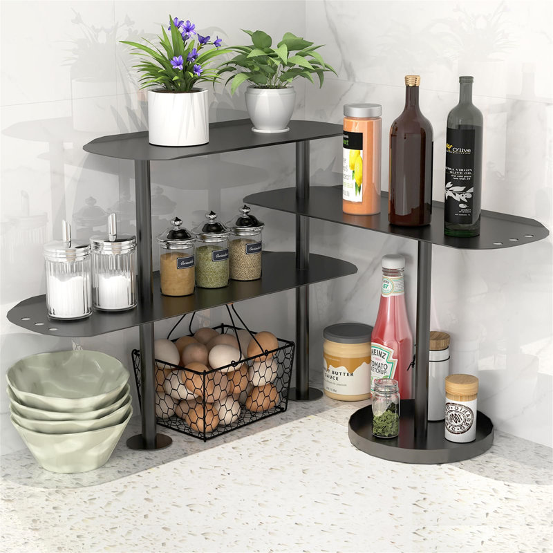 Metal Rectangle Utensil Storage Set