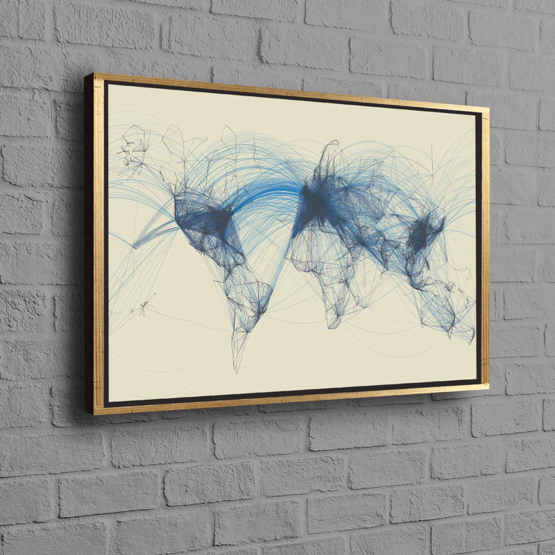 Print on Canvas, 60 cm H x 90 cm W, White Floater Framed