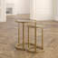 Tables gigognes 2 pièces Luquantra Glam