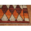 Tapis oriental marocain en laine à motif treillis 7 x 10
