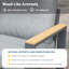 Chaises de patio pivotantes en aluminium toutes saisons de 30 po avec coussins gris