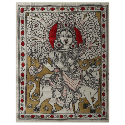 Venugopala Krishna | Kalamkari, peinture sur coton