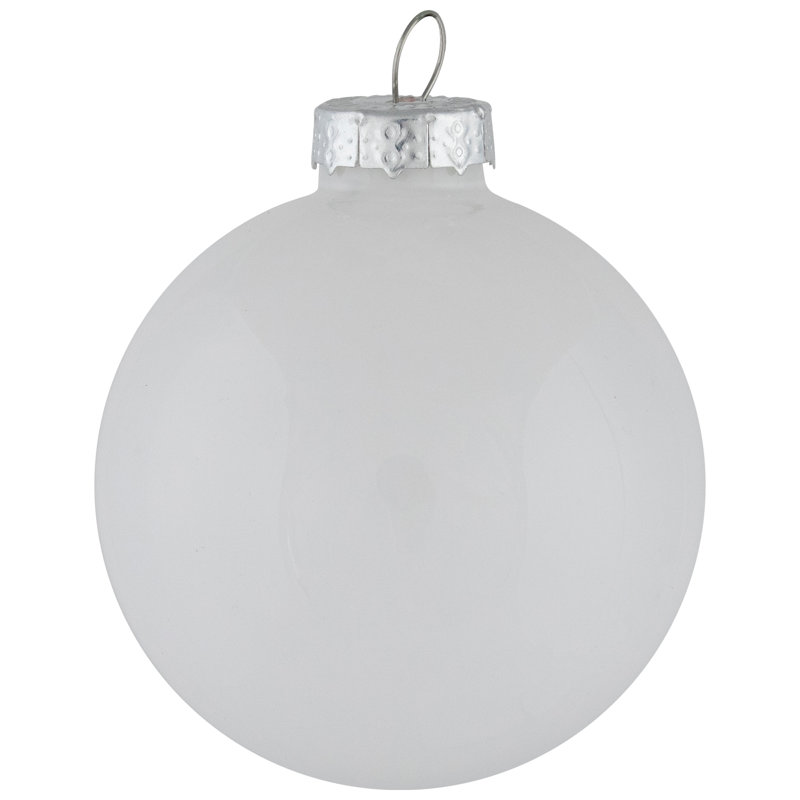 Northlight Diamond Pattern Glass Ball Ornament - Thumbnail 2