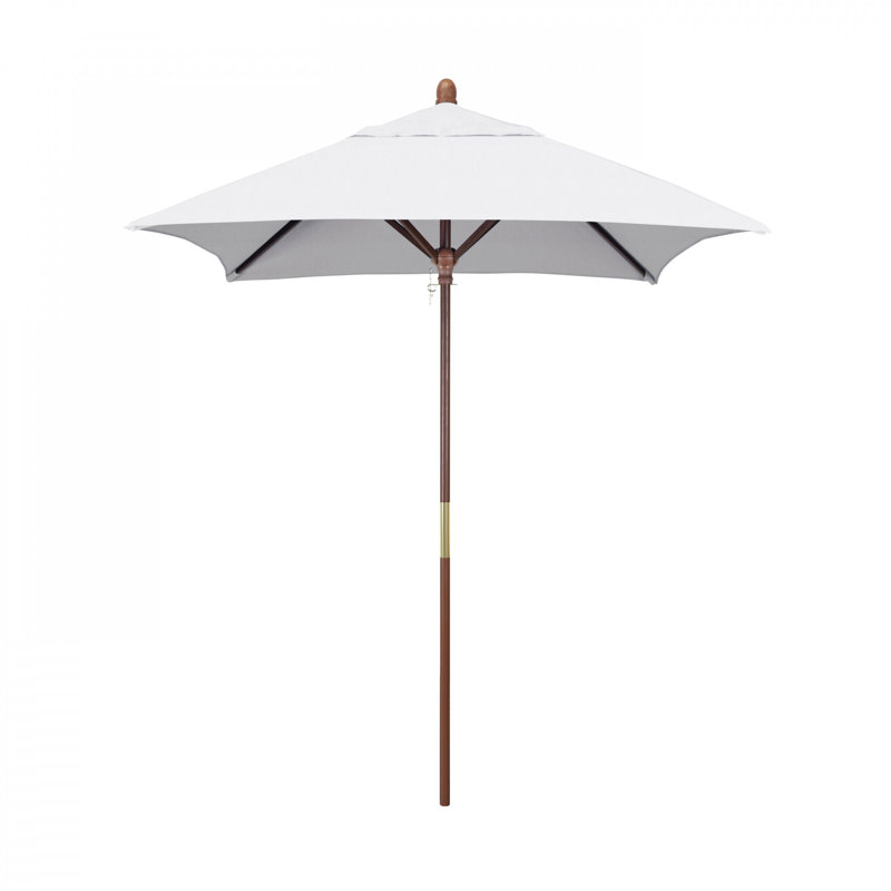 Parasol de marché carré 6 pi Yaritza, Toile Sunbrella® naturel