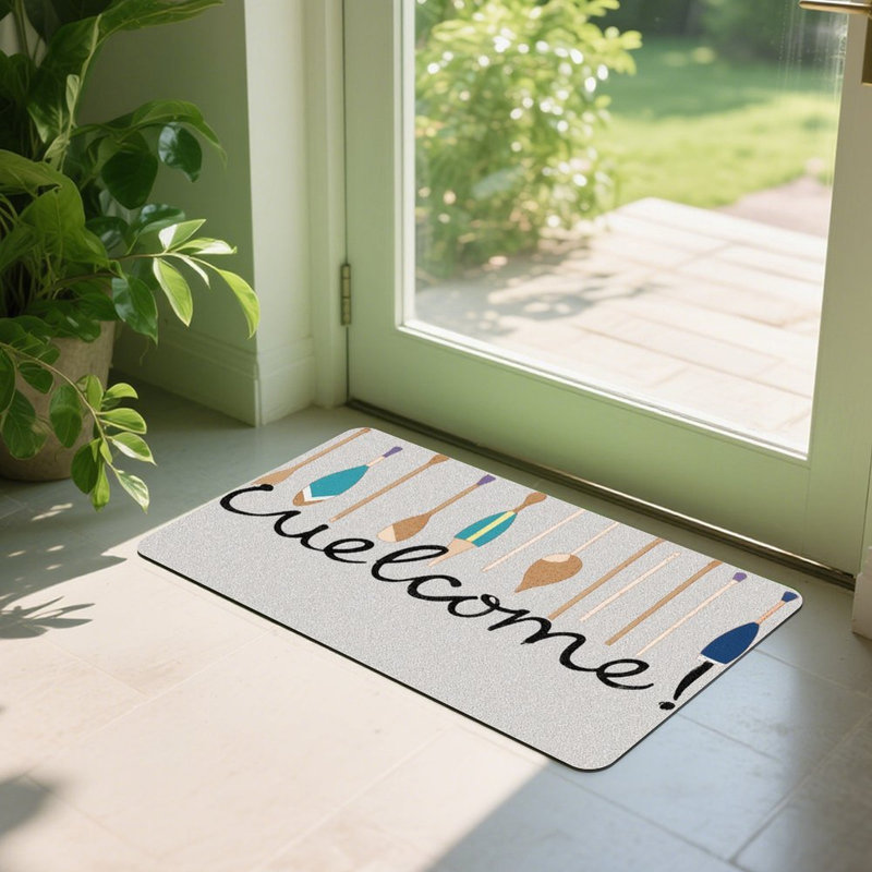 Paillasson Paddle Welcome pour l'extérieur et l'intérieur, 36 po x 24 po