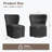 Ikram Upholstered Swivel Side Chair-185512777