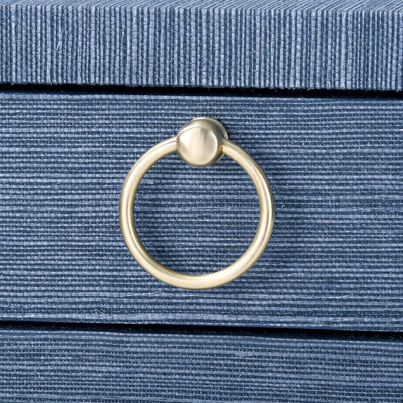 Ming End Table, Navy Blue