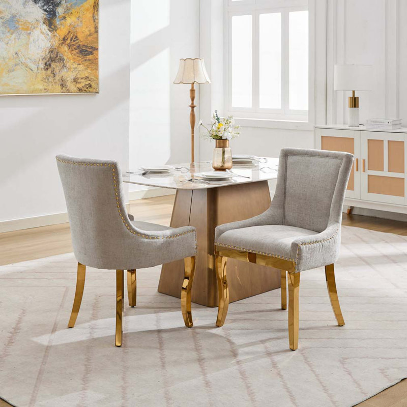 Chaise rembourrée Farmhouse, Beige