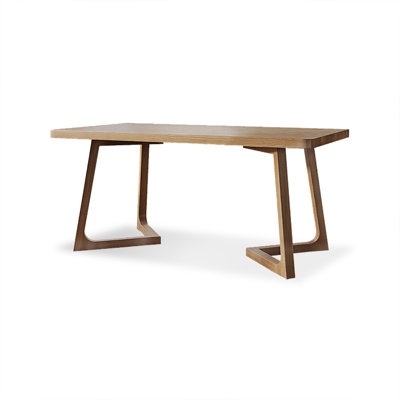 Brown  Rectangular Solid Dining Table For Dining Room/Kitchen