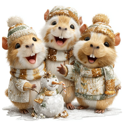 Guinea Pigs In Sweaters Comforter