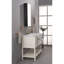 Armoire de toilette 18 po x 36 po - Noir mat, aluminium, verre, rangement spacieux 18 po x 36 po avec espace intérieur amplifié
