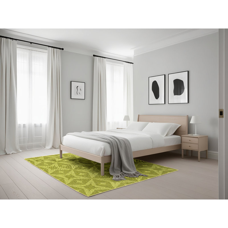 Polston Geometric Indoor Rug, Rectangle 5' x 7'
