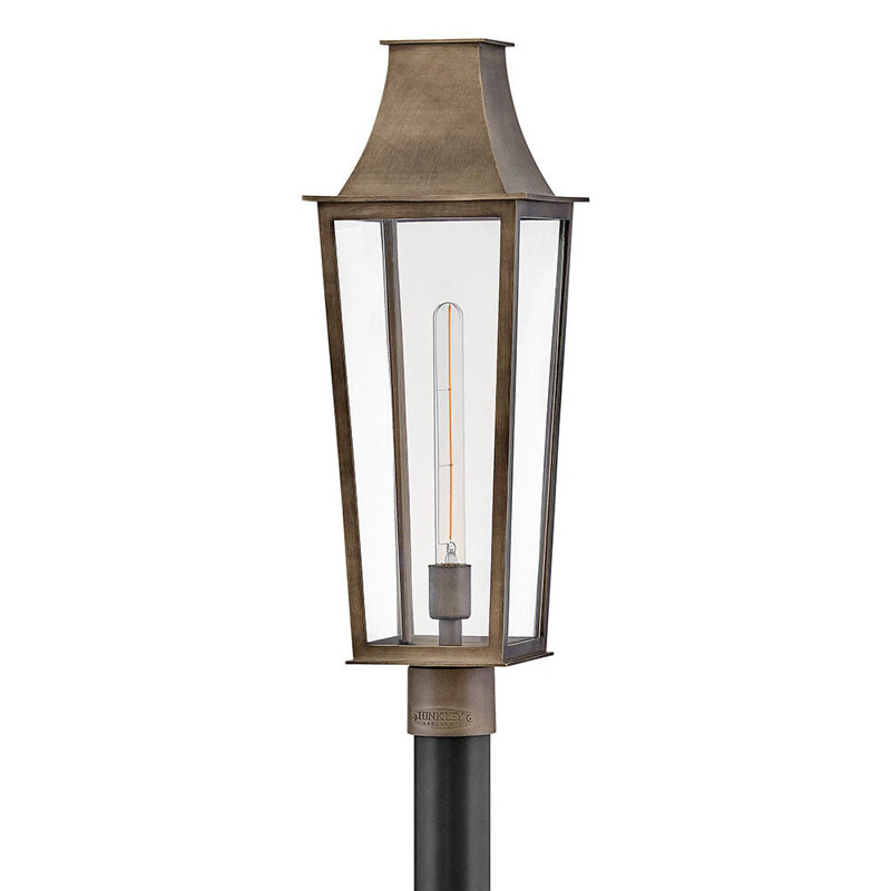 Hinkley Georgetown Post Lantern, Burnished Bronze