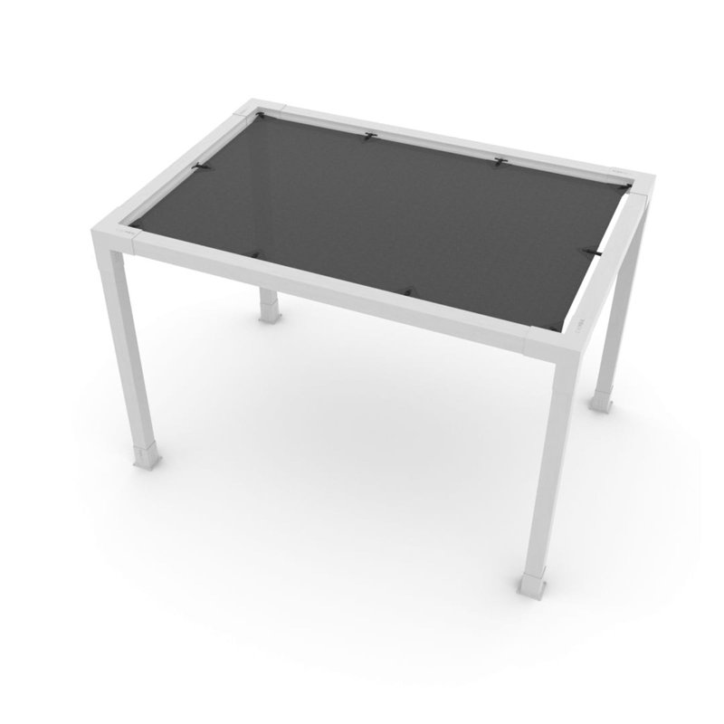 Toja X 12 pi Voile d'ombrage graphite, Profondeur d'enfouissement du lampadaire de 8 pied