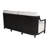 Samara Cushioned Sofa w/Three Accent Pillows
