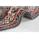 Zabul Tufted Red/Grey/Oak Rug