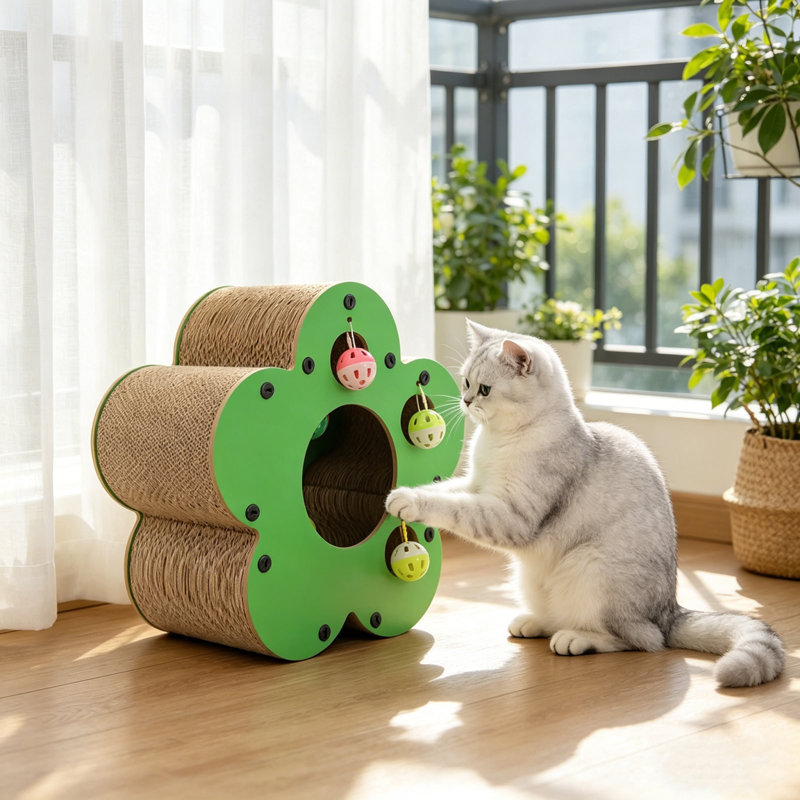 Grattoir en carton ondulé pour chat Grattoir en carton ondulé Grattoir pour chat