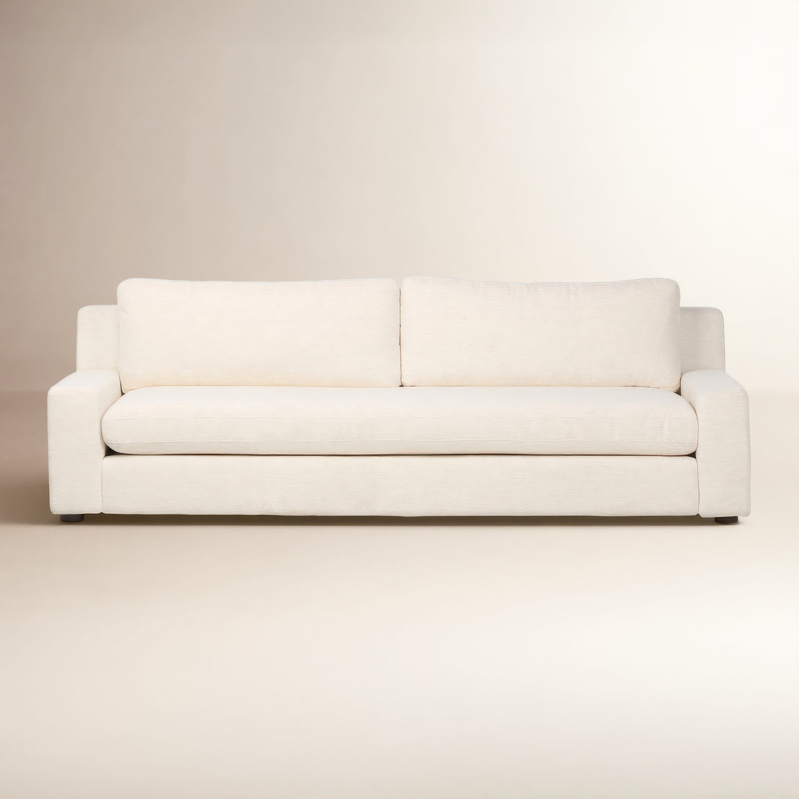 Liv Upholstered Sofa, 33" H x 100" W x 41" D, Crypton Nomad Snow