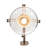 14.5" Wide Bola Bretelle Wall Sconce