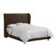 Knaresborough Upholstered Wingback Bed