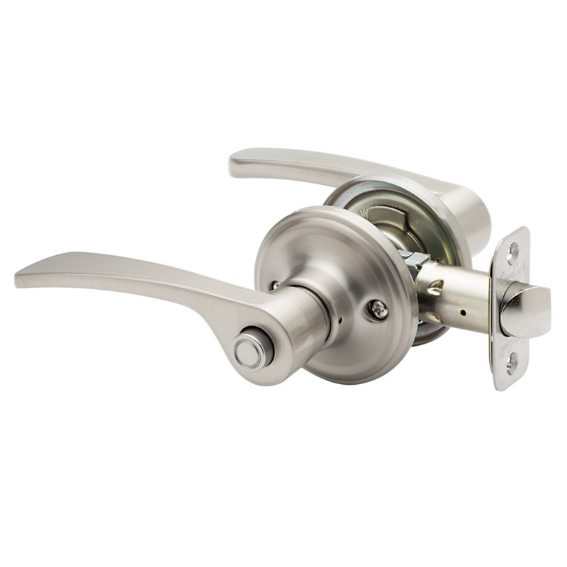 Levier de porte de style scandinave Residential, Inox satiné