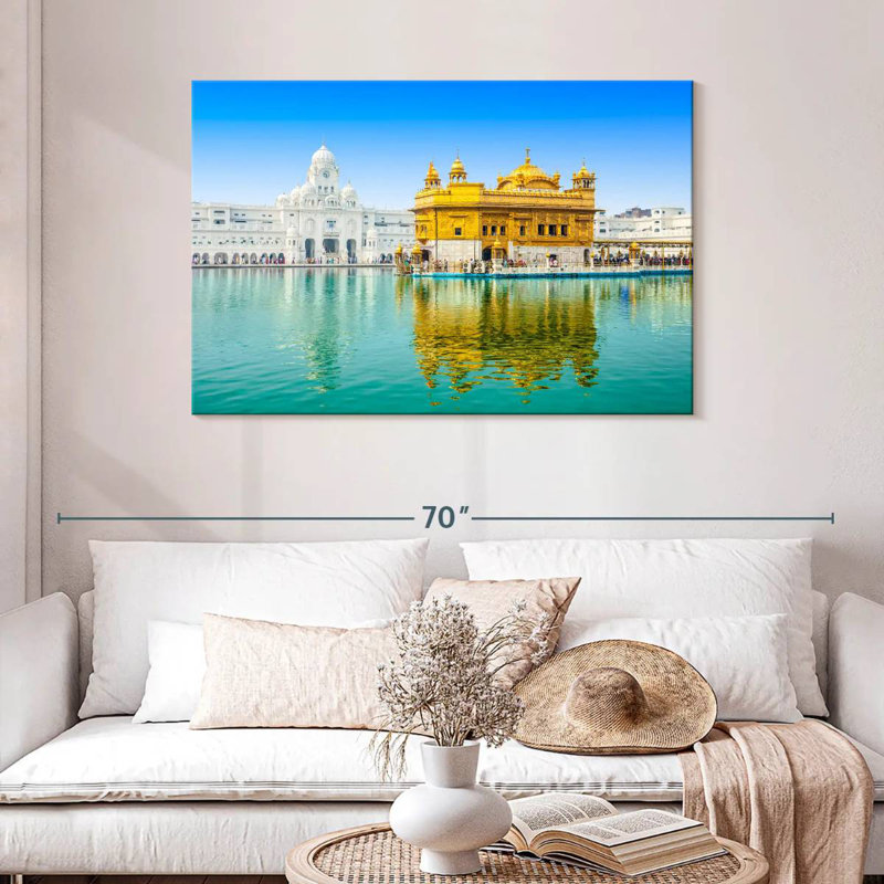 Harpa Reflection Of The Golden Temple, 30" H x 45" W