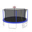 14 pi pour enfants avec filet de sécurité pour enclos extérieur pour grand trampoline-129757587