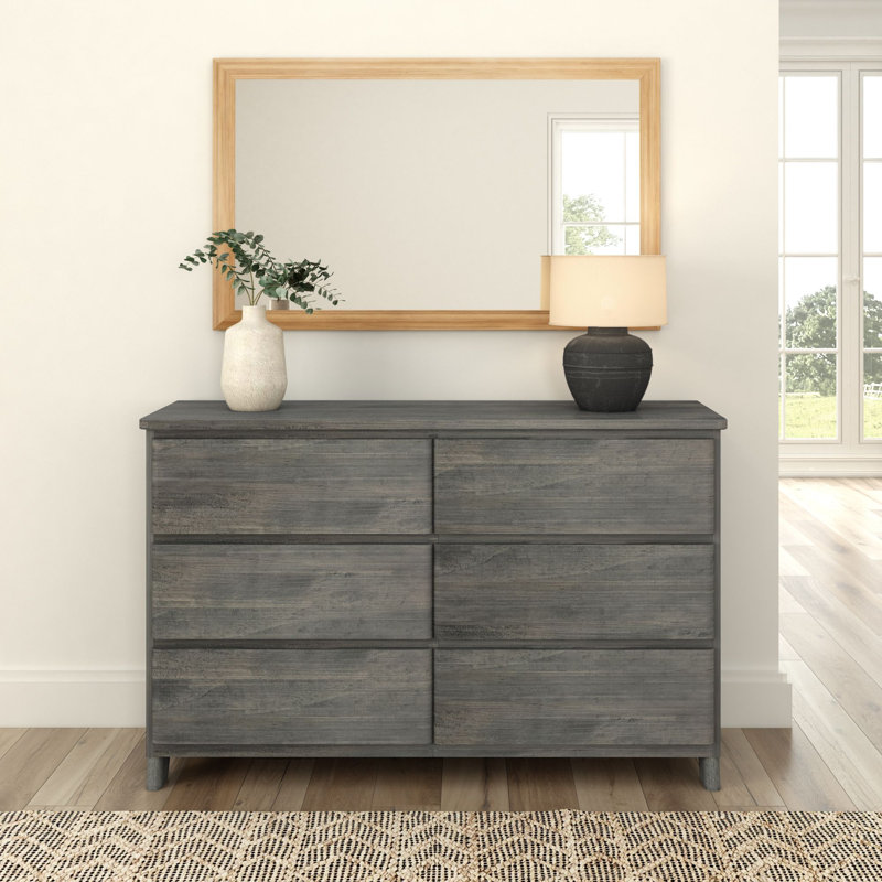 Commode 6 tiroirs Modern Farmhouse, Bois flottant