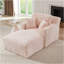 Méridienne intérieure simple, revêtement moderne en velours côtelé, aucun assemblage requis, canapé-lit confortable pour le salon, le bureau, l’appartement-305480113