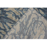 Distressed Homage Hand Knotted Wool Geometric Area Rug