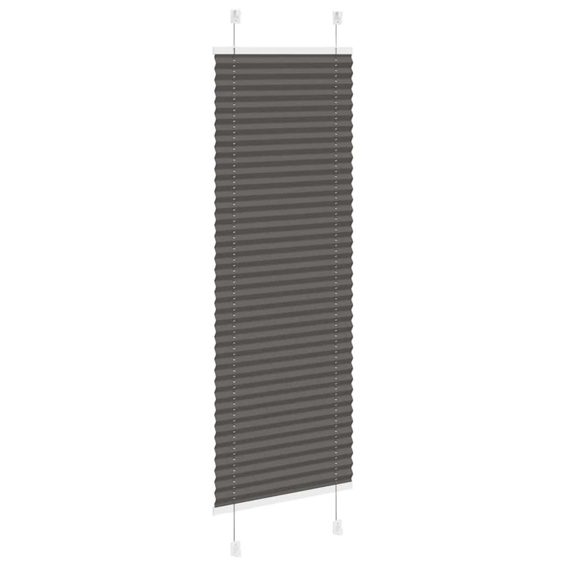 Room Darkening Pleated Blind, 40cmW x 150cmL, Black