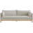 Langham Aldiana 89.5" Linen Textured Fabric Sofa-98536638