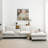 [VIDEO+NEW]109*57" Modern Sectional Cloud Sofa With Console
