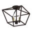 Plafonnier semi-encastré 3 lumières 12,5 cm Veasey-302551496