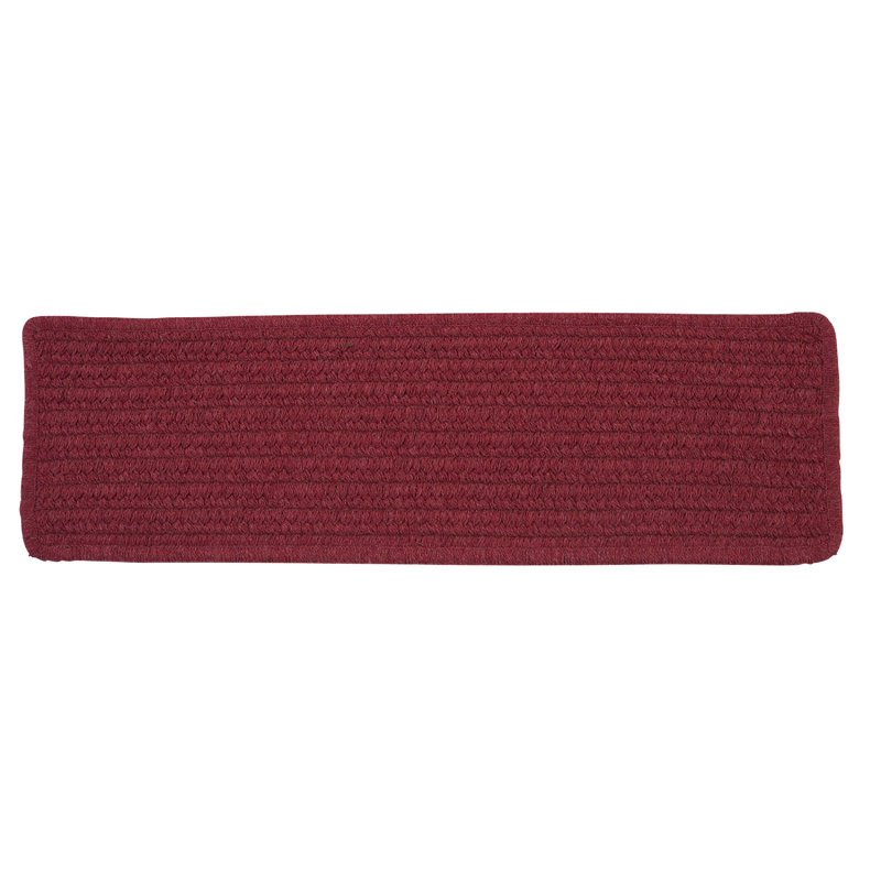 Tapis d'escalier Tanguay 8 po x 28 po, Sangria