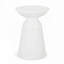 Table d'appoint de patio avec plateau rond et base en métal-116118973