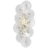 Julie Neill Gianna 21" Layered Sconce with Clear Glass