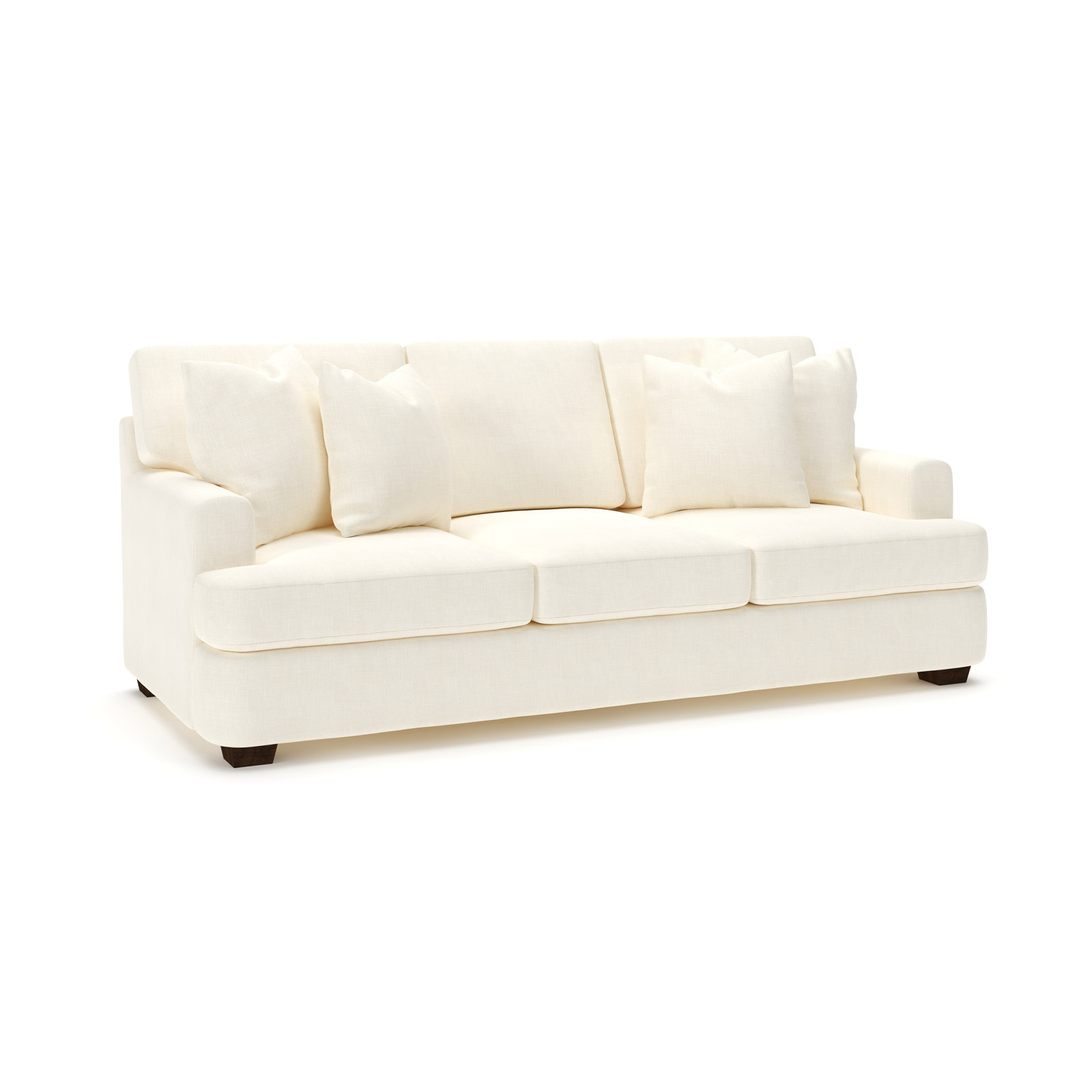 Emilio 90'' Upholstered Sofa, Conversation Pearl