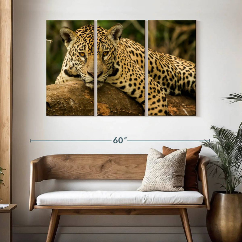 Brampt Intense Jaguar Gaze, 32" H x 50" W