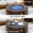  42-Inch Round Iron Propane Fire Pit Table with Tank Cover and Wind Guard, Dark Brown-1773554049